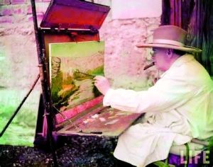 连毕加索都说，丘吉尔如果是一位职业画家，完全可以以此来谋生。