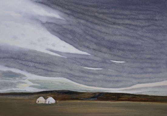 张成作品  《心疆风景＼云》