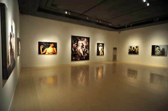 2013 第四届艺术长沙 郭伟作品展览现场 长沙市博物馆