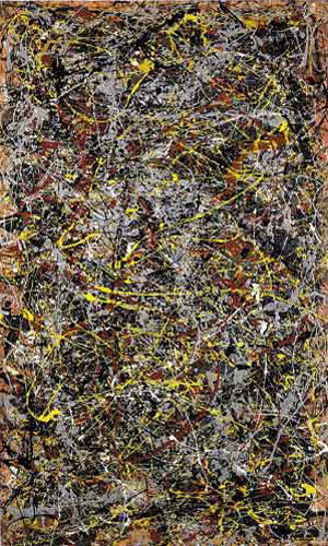 《1948年第5号作品》，正是这幅画卖出了一亿四千万美元的天价