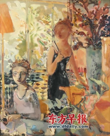 夏俊娜作品《花解语》，藏于1999年
