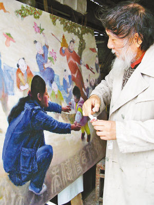 画家朱一刚作品