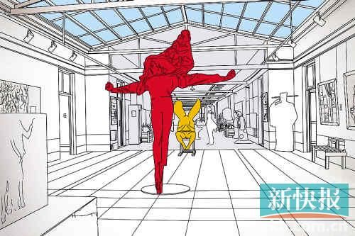 位于海珠区小洲村的小洲艺术区，已经成为广州乃至华南地区最密集的原创雕塑艺术群落。图为艺术区2区的雕塑长廊，长廊上摆放了各式各样的雕塑品。据悉，这是艺术区管理方为区内艺术家免费提供的仓库，这些雕塑平时不用就放置在这里，要用的话可随时搬走。