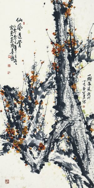 《仙风道骨》136cm×68cm2007年作