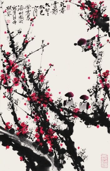 《花香云影太匆匆》68cm×48cm2013年作