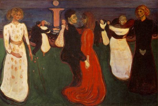 《生命之舞》，蒙克作，1899—1900年