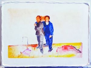 《好基友》 30cm×40cm 布面油画 2013年