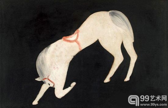 常玉 曲腿马 1930年