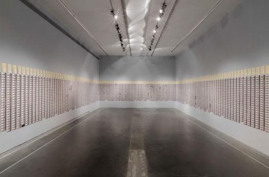 谢德庆《一年行为表演 1980-1981》展览现场,摄影：Luke Walker 图片由尤伦斯当代艺术中心提供。