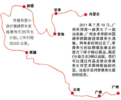 李晨，一个基本的画人