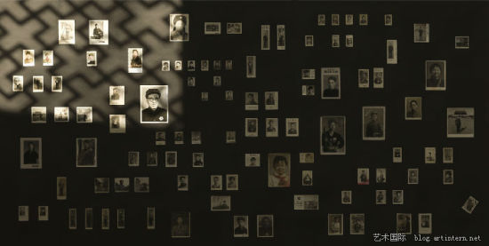 残留的记忆--“我 ”  250×126cm(2008)