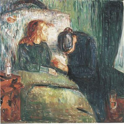 《病中的孩子》（1907年），布面油画，118.7×121cm 版权所有：泰特美术馆
