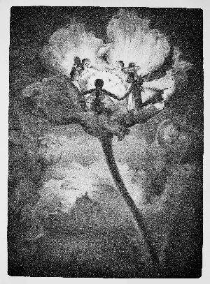 《夜罂粟》 60cm×42cm 石版画 2010年