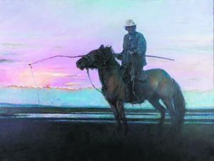 《晨2(内蒙风情)》120cm×80cm 布面油画