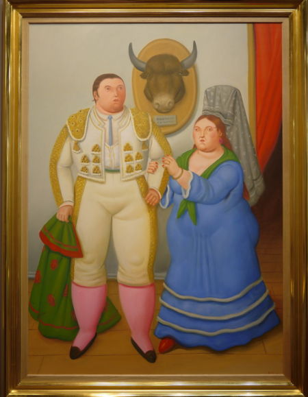 《拉斐尔与太太》油画·布本2012。