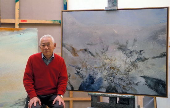 赵无极在晚年已经成为“胡润艺术榜”的“油画之王”。