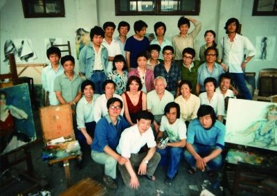 1985年，赵无极回母校举办讲习班