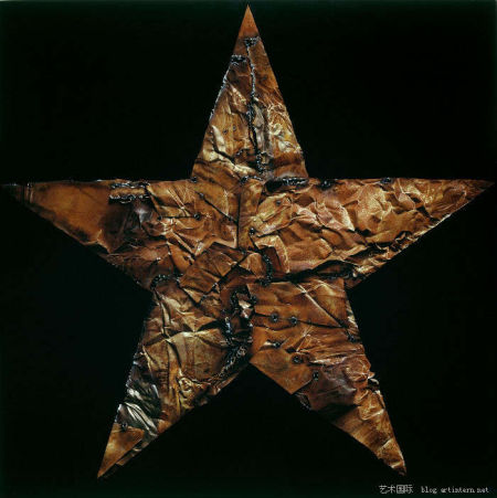 《五角星之一》130 x 130厘米