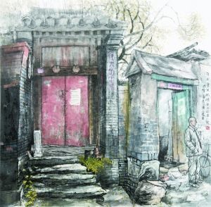 《岁月痕迹》 70cm×70cm