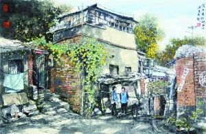 《北京风韵·秋风吹过》 70cm×55cm