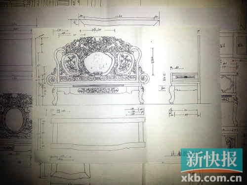 76岁的杨虾自己设计好图纸后才送到厂里制作。