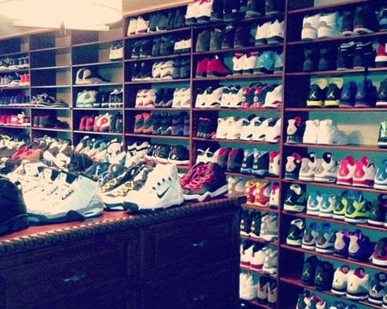 这只是保罗所收藏的球鞋中一小部分