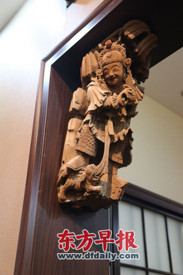 东阳木雕 挑檐撑拱 又称“牛腿”