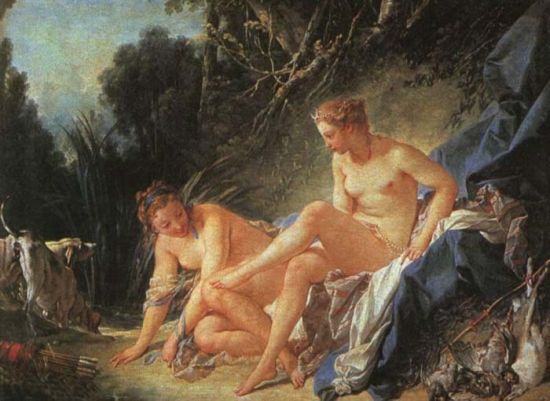弗朗索瓦·布歇 《浴后的狄安娜》
