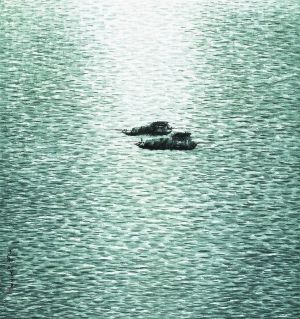 《岁月悠悠》 190cm×176cm 纸本设色 1993年