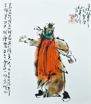 曲章富戏画作品三则