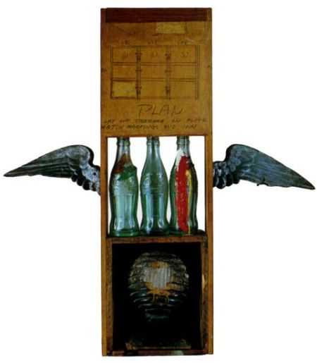 劳申伯格作品《可口可乐计划》（1958）