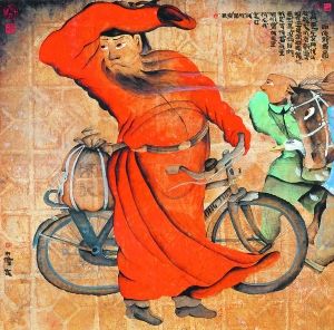 《雨夜跑马图二号》 1997年