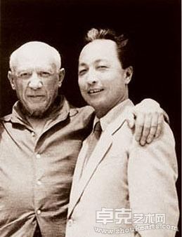 毕加索与张仃（1956年）