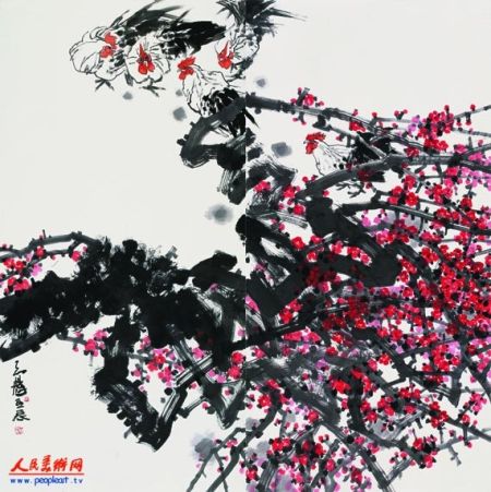 谢天赐作品：《俏也不争春》-2012年