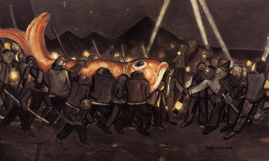 黄河传说之七 180x300cm 2010-2012