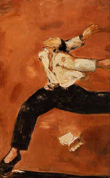 飞跃的少年 180x110cm 1997