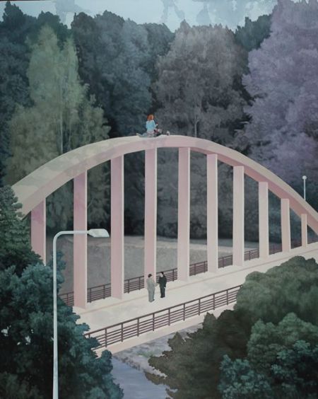 韩建宇《卢沟桥事变》  油画、丙烯  200cm×250cm  2011年