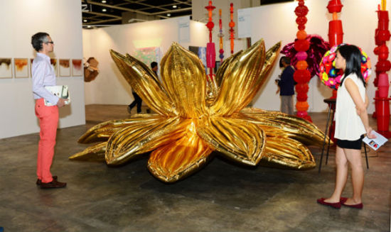 去年ART HK上AANDO Fine Art展位中的Choi Jeong作品