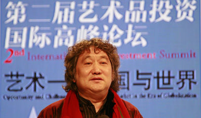 包铭山 收藏家、永源企业董事长、苏州画廊协会会长、新疆广汇美术馆馆长。 本报记者 邝阳升 摄