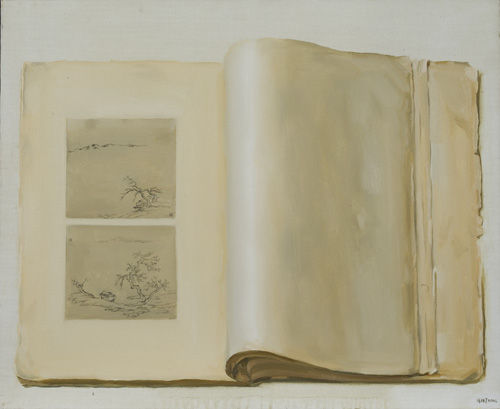 《旧版山水画册》55.5x61cm 布面油画 2006