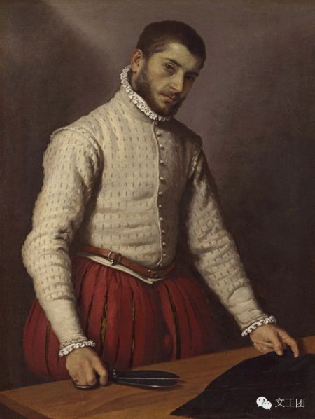 《裁缝》，Giovanni Battista Moroni