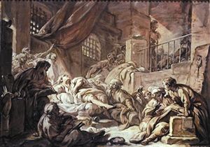 （法国）布歇《苏格拉底之死》