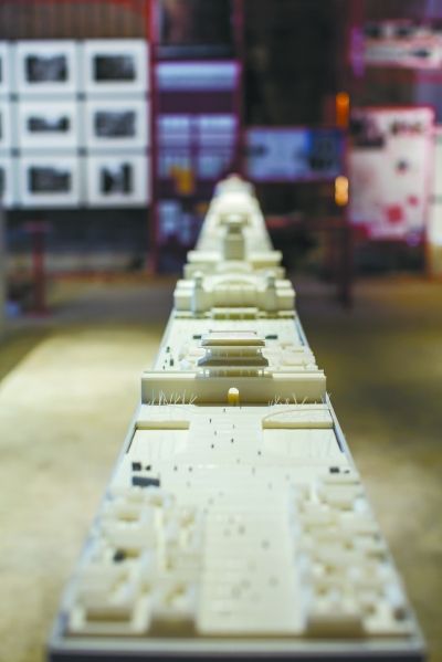第十四届威尼斯国际建筑双年展上，中国城市馆展览现场。