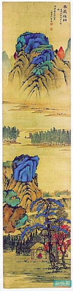 黎简 春岩簇锦图轴 广州艺术博物院藏