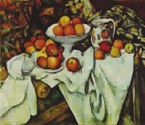 ■ 塞尚作品 《有苹果和橘子的静物》