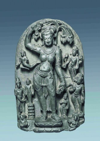 加尔各答印度博物馆藏约公元10世纪《佛陀降生》