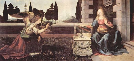 　　弗拉·安吉利科 1439-1445绘制 　　弗拉·安吉利科 1439-1445绘制 湿壁画220 x 321 cm