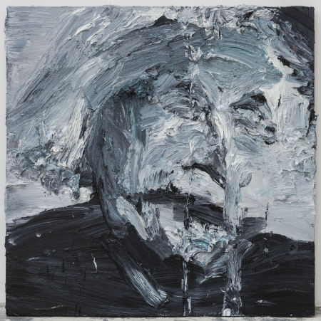 《爱因斯坦》 122 x122cm 布面油画 2014