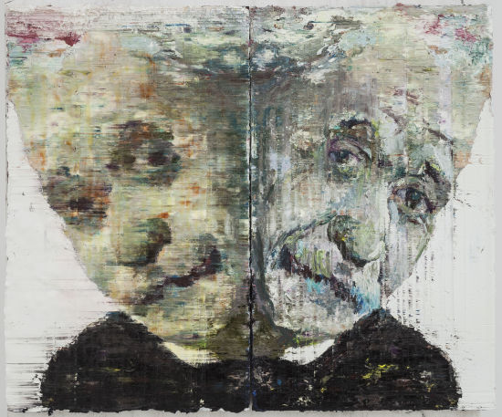 《爱因斯坦》100 x120cm 布面油画 2014