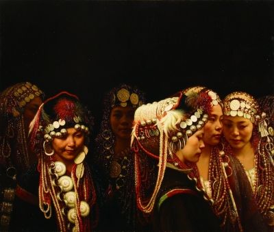 《僾伲姑娘》选入“2006中国百家金陵全国油画展”。